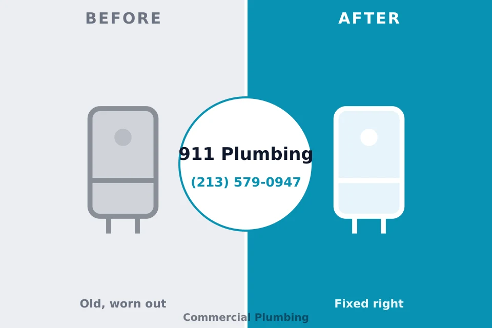 Before and after: plumbing repair Seaside Heights, NJ